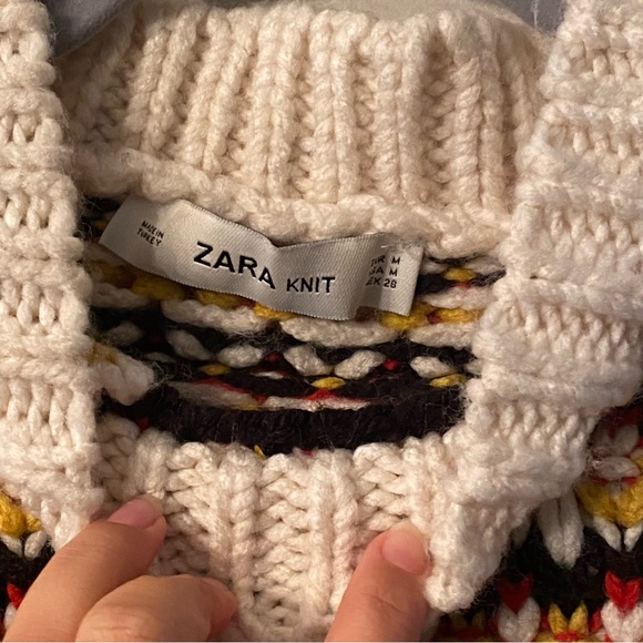 Zara Multi Colored Sweater - Picture 4 of 5